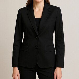 Womens Petite DKNY Blazer Size: 6P Black Jacket